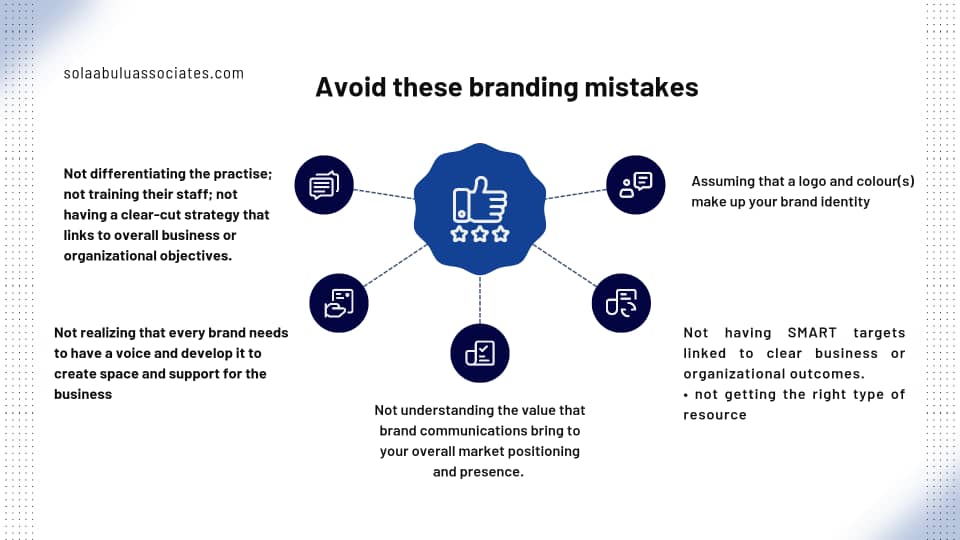 common branding mistakes