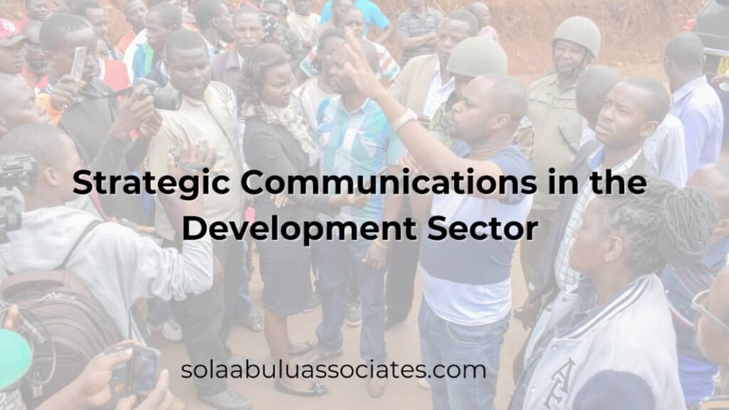 strategic communications in the development sector