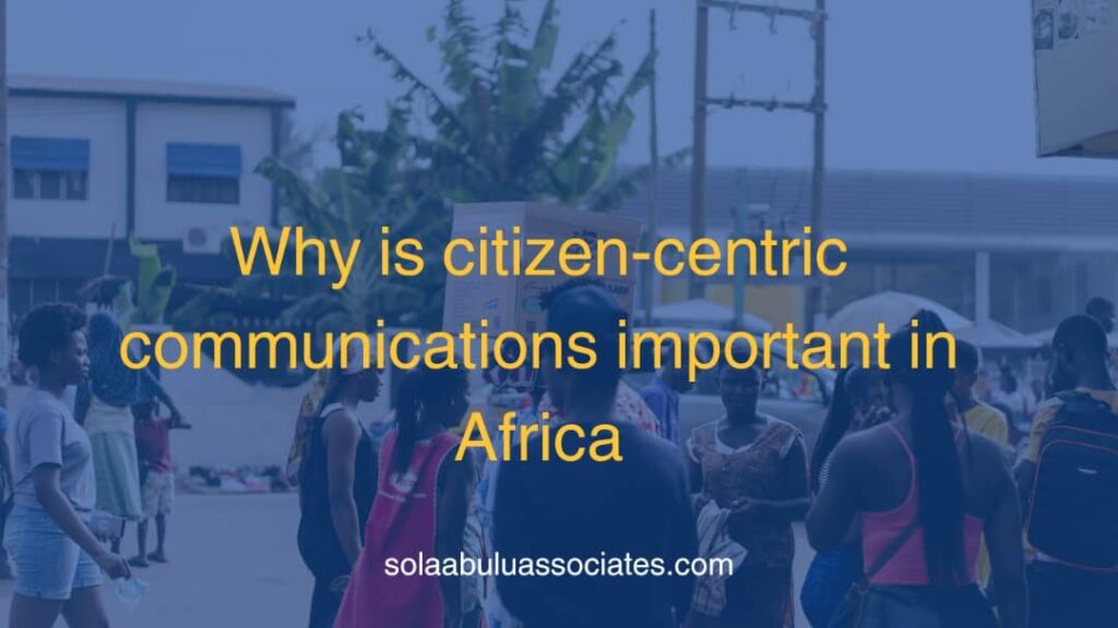 citizen-centric communications in Africa