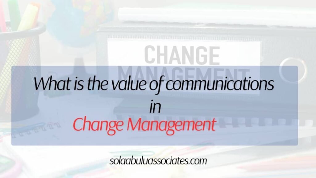 communications in change management