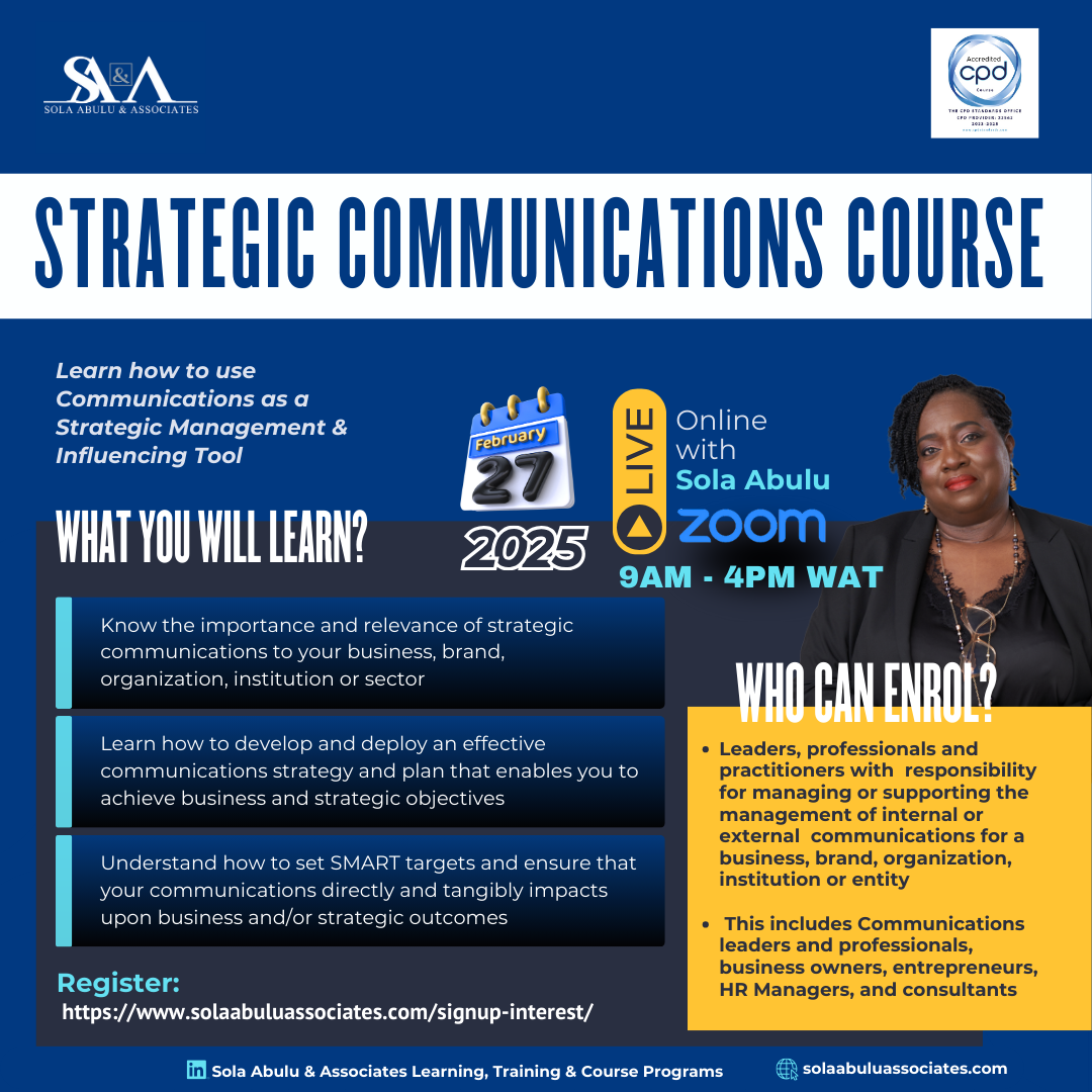 strategic communications course