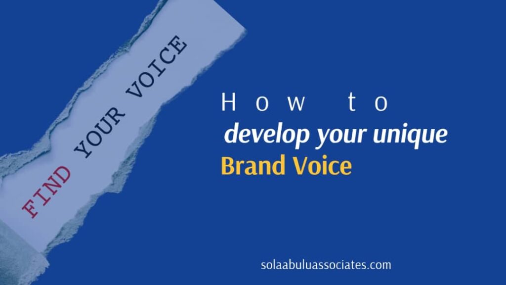 how to develop your unique brand voice